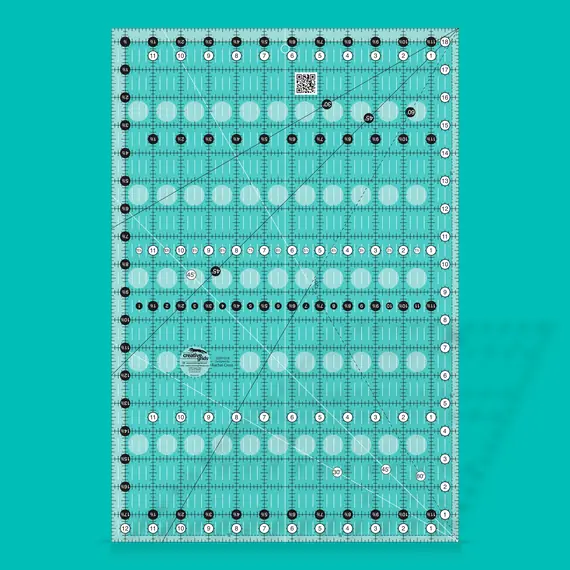 Creative Grids Non Slip Quilt Ruler 12.5" x 18.5" CGR1218 SEE VIDEO