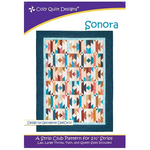 Sonora Pattern by Cozy Quilt Designs - Image of Pattern Cover