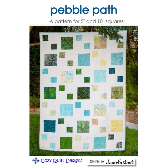 Pebble Path Pattern by Cozy Quilt Design Image of Pattern Cover