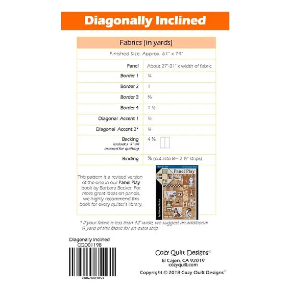 Diamond Cluster Pattern by Cozy Quilt Designs