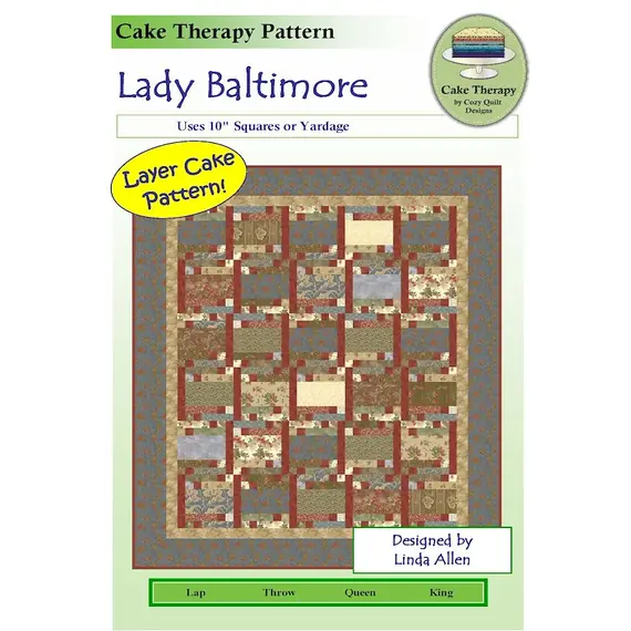 Lady Baltimore Pattern by Cozy Quilt Designs