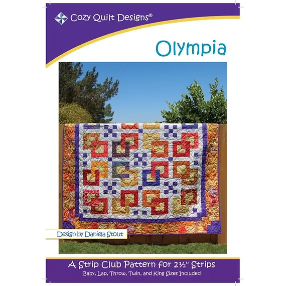 Olympia Pattern by Cozy Quilt Designs - Image of Pattern Cover