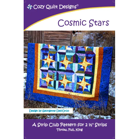 Cosmic Stars Pattern by Cozy Quilt Designs