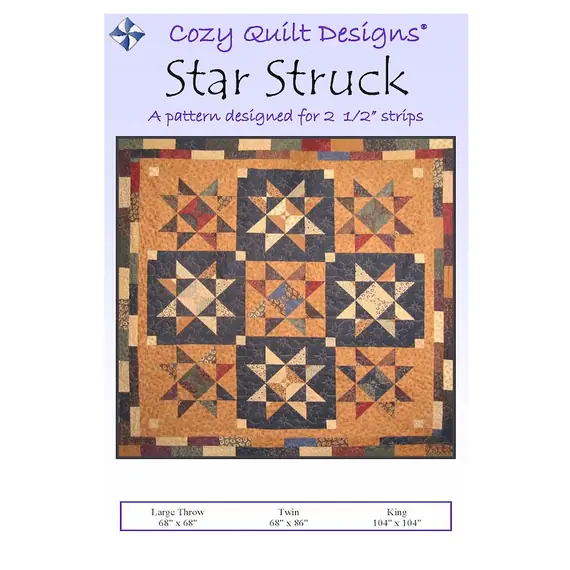 Star Struck Pattern by Cozy Quilt Designs - Image of Pattern Cover