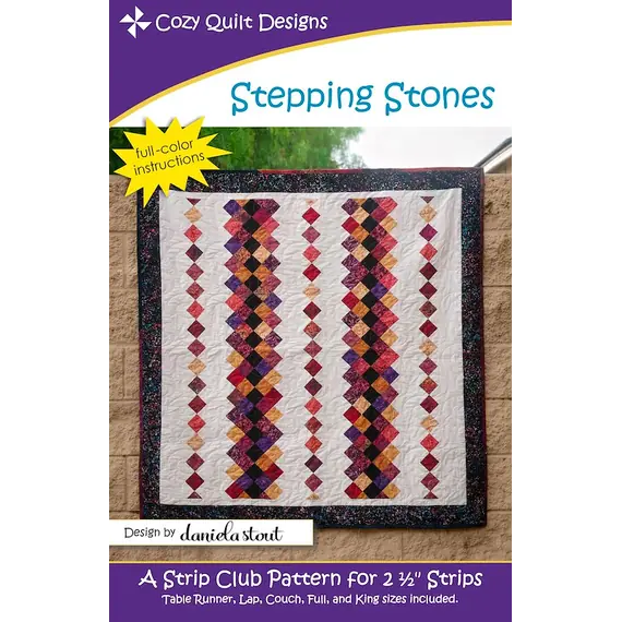Stepping Stones Pattern by Cozy Quilt Designs - Image of Pattern Cover