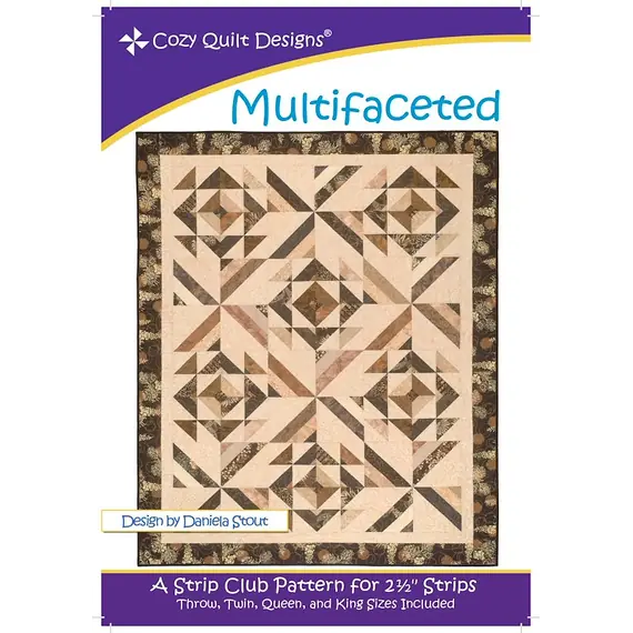Multifaceted Pattern by Cozy Quilt Designs - Image of Pattern Cover