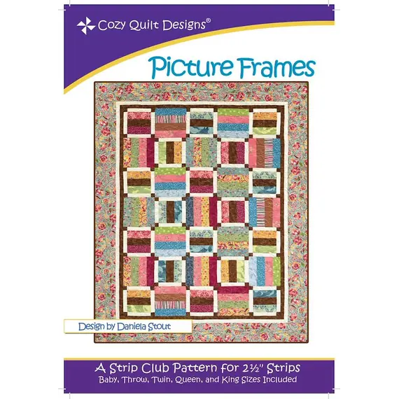 Picture Frames Pattern by Cozy Quilt Designs - Image of Pattern Cover