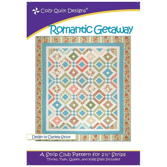 Romantic Getaway Pattern  by Cozy Quilt Designs - Image of Pattern Cover
