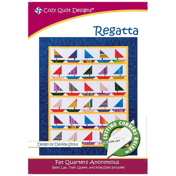 Regatta Pattern by Cozy Quilt Designs - Image of Pattern Cover