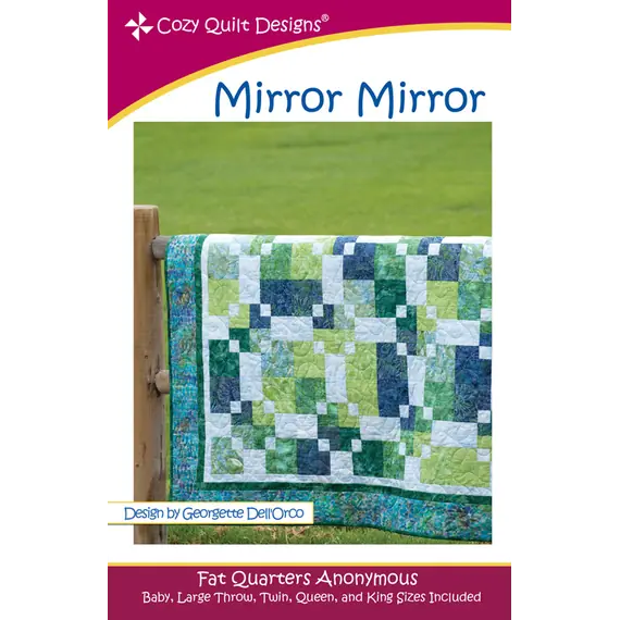 Mirror Mirror Pattern by Cozy Quilt Designs - Image of Pattern Cover