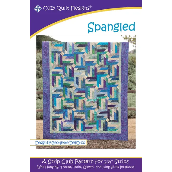 Spangled Pattern by Cozy Quilt Designs - Image of Pattern Cover