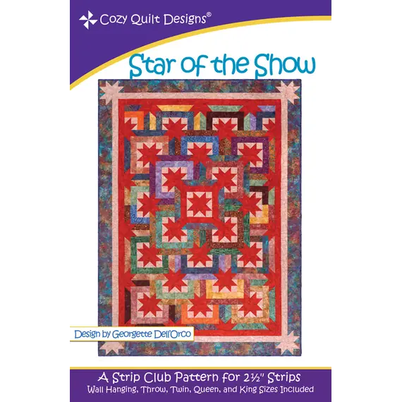 Star of the Show Pattern by Cozy Quilt Designs - Image of Pattern Cover