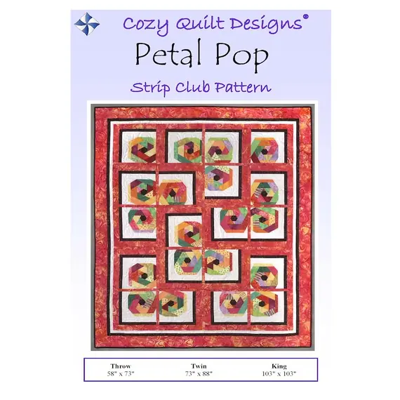 Petal Pop Pattern by Cozy Quilt Designs - Image of Pattern Cover