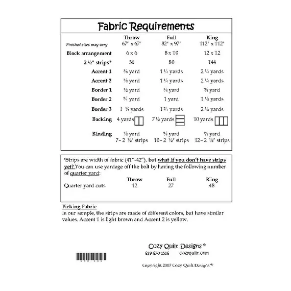 Cosmic Stars Pattern by Cozy Quilt Designs