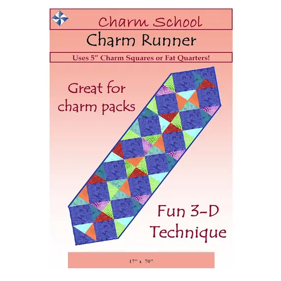 Charm Runner Pattern by Cozy Quilt Designs