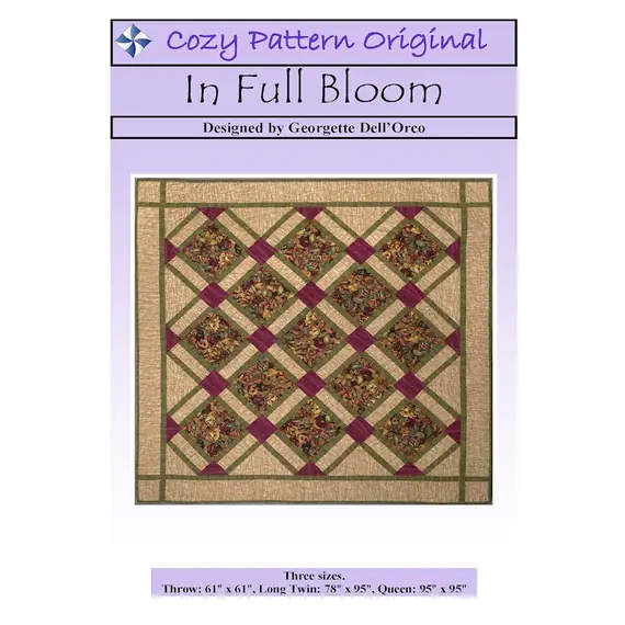 In Full Bloom Pattern by Cozy Quilt Designs