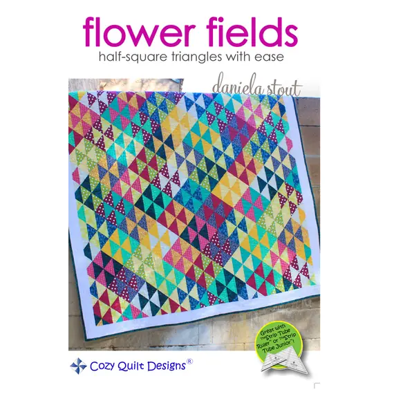 Flower Fields Pattern by Cozy Quilt Designs