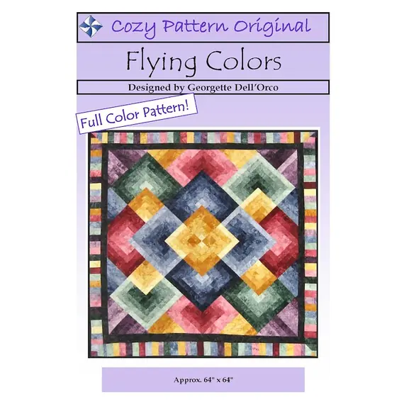 Flying Colors Pattern by Cozy Quilt Designs