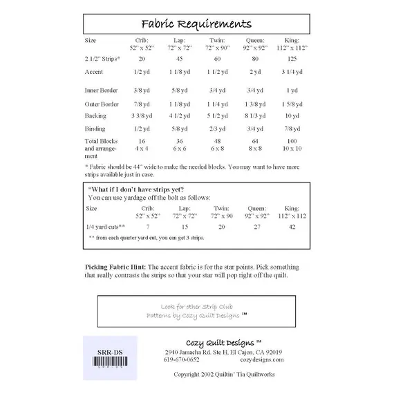 Dancing Stars Quilt Pattern by Cozy Quilt Designs