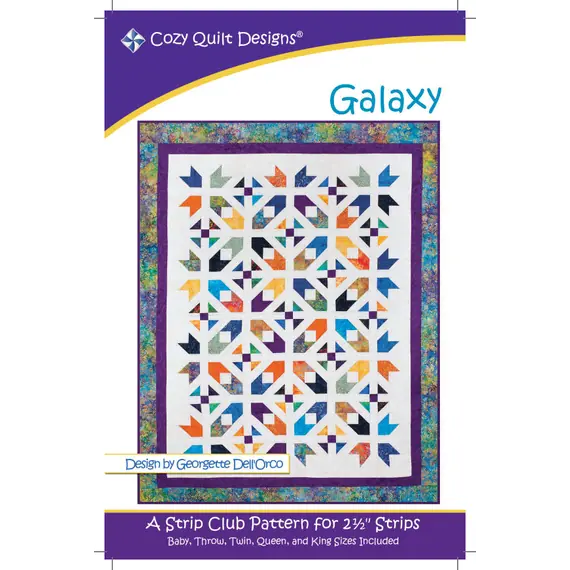 Galaxy Quilt Pattern by Cozy Quilt Designs