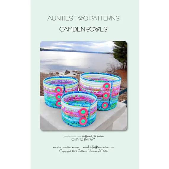 Camden Bowls Pattern by Aunties Two - See Videos - Image of pattern cover