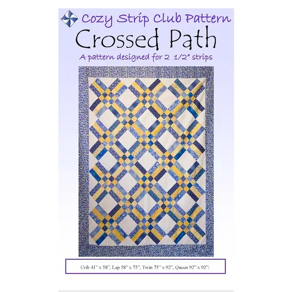Crossed Path Pattern by Cozy Quilt Designs
