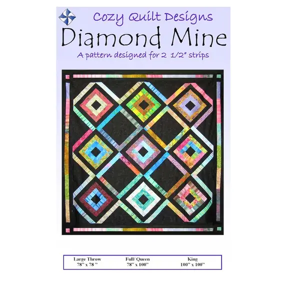 Diamond Mine Quilt Pattern by Cozy Quilt Designs