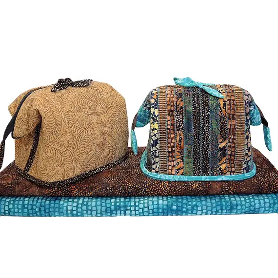 Duchy Dopp Bag Pattern by Aunties Two AT654 - Image of Pattern Cover