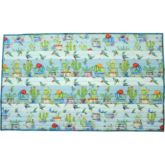 Fuse, Fold & Stitch Bags AT635Pattern by Aunties Two - Different fabric ideas - Small Pastel Fabric Print