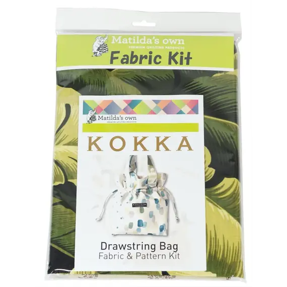 KOKKA Drawstring Bag Pattern & Fabric Kit