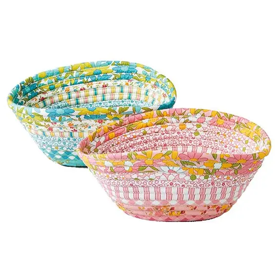 Fabric Tube Maker - Completed Baskets