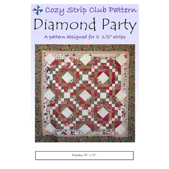Diamond Party Quilt Pattern by Cozy Quilt Designs