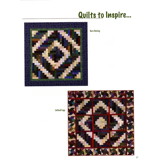 Half Log Cabin Pattern Book by Cozy Quilt Designs - Inspiration 1
