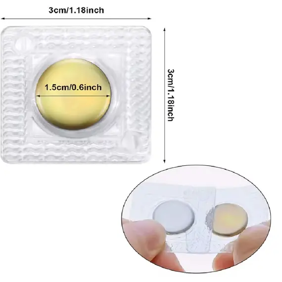Invisible Magnetic Bag and Apparel Closure 15mm x 2 Sets