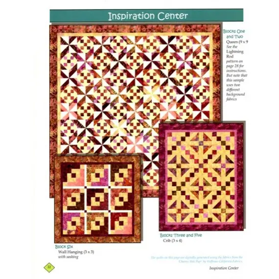 Strip Six Quilt Block Pattern Book by Cozy Quilts - Inspiration 5