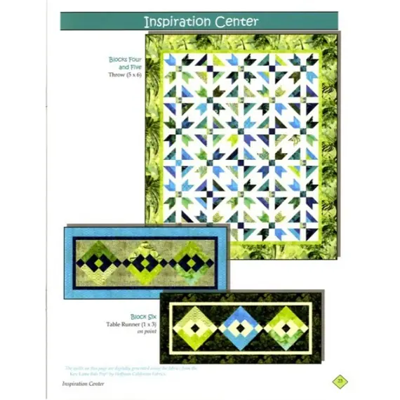 Strip Six Quilt Block Pattern Book by Cozy Quilts - Inspiration 6