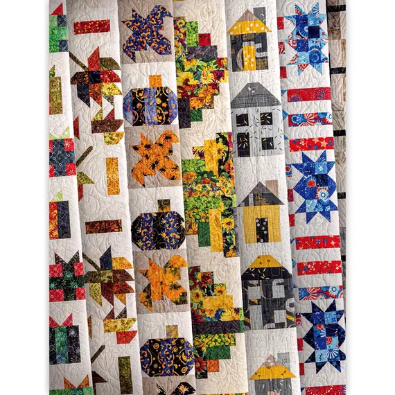 Jelly Roll Quilts for All Seasons by Scott A Flanagan - Selection of Quilt Patterns