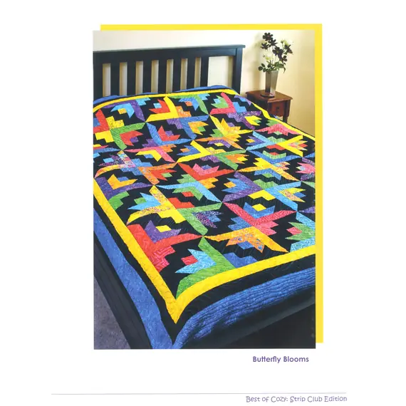 Best of Cozy Strip Club Edition Book by Cozy Quilts Designs - Butterfly Blooms Quilt