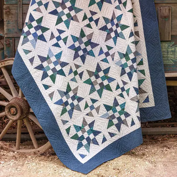 Jelly Roll Quilts for All Seasons by Scott A Flanagan -  Snowflakes Quilt Pattern