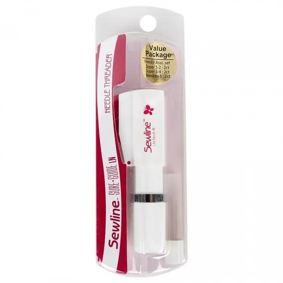 Sureguide Needle Threader needle sizes 4 to 8 by Sewline - SEE VIDEO