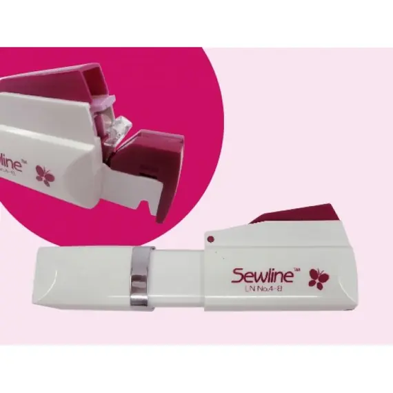 Sureguide Needle Threader needle sizes 4 to 8 by Sewline - SEE VIDEO