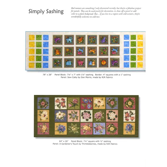 Panel Play Pattern Book by Cozy Quilt Designs - Inspiration  5