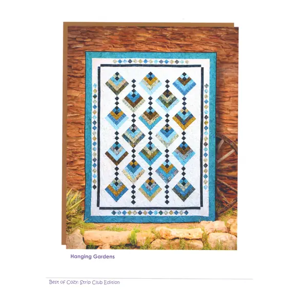 Best of Cozy Strip Club Edition Book by Cozy Quilts Designs - Hanging Garden Quilt