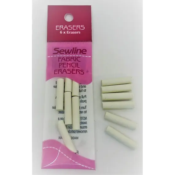Fabric Pencil Eraser Refills Only by Sewline