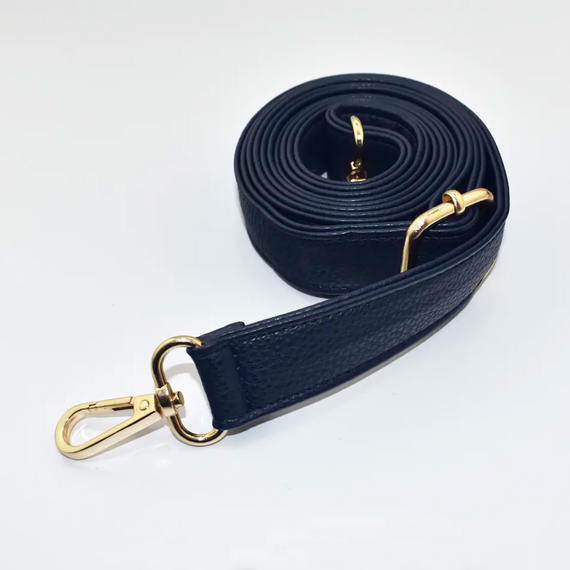 Leather Bag Handle Flat Simple Adjustable Strap 60 to 120 cms 4 Colours available - Navy