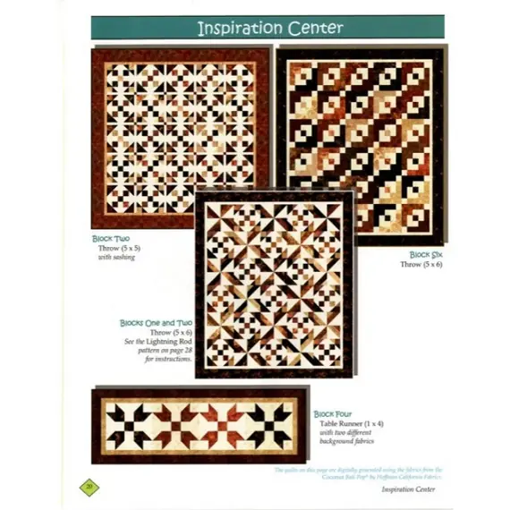 Strip Six Quilt Block Pattern Book by Cozy Quilts - Inspiration 3