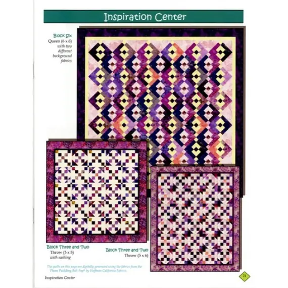 Strip Six Quilt Block Pattern Book by Cozy Quilts - Inspiration 4
