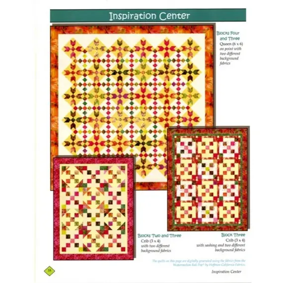 Strip Six Quilt Block Pattern Book by Cozy Quilts - Inspiration 1