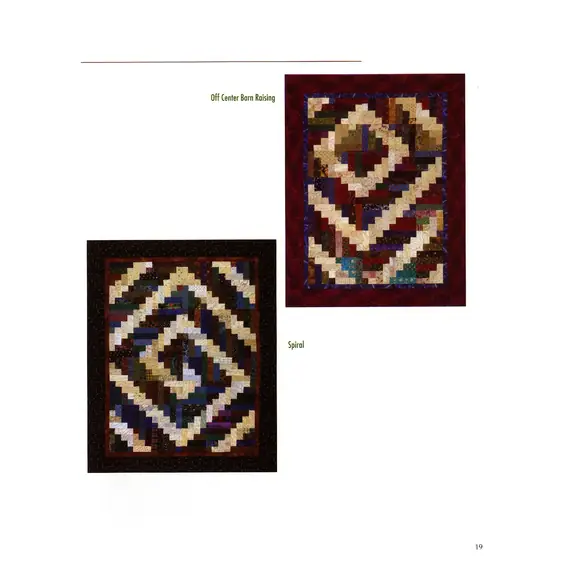 Half Log Cabin Pattern Book by Cozy Quilt Designs - Inspiration 3
