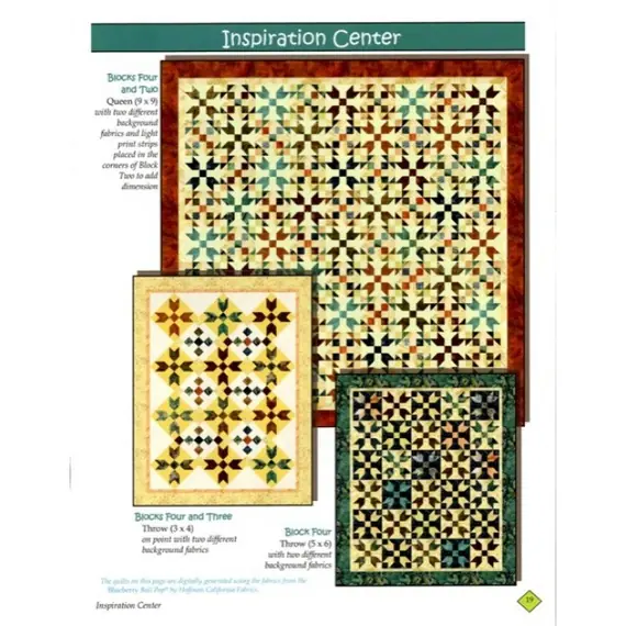 Strip Six Quilt Block Pattern Book by Cozy Quilts - Inspiration 2